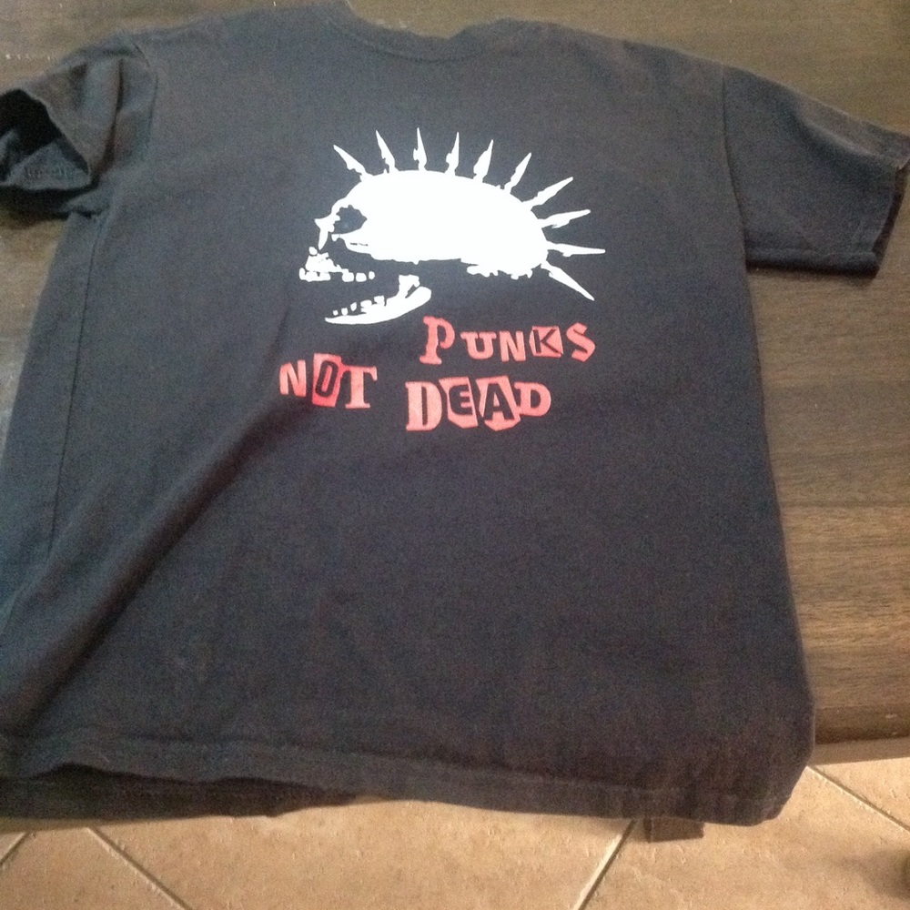 Tough punk rock tshirt